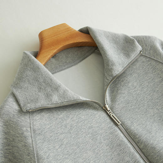 weyo女款百搭休闲空气层半拉链高领卫衣880082 商品图2