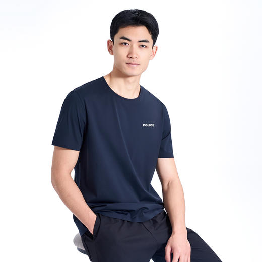 【专用款二代无痕压胶圆领短袖】凉感通勤短袖T恤 运动透气半袖打底衫T008 商品图9