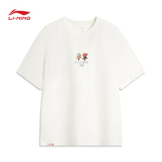 李宁中国文化系列故宫联名妙笔生花男子冰感舒适吸湿排汗短袖文化衫AHSV859 商品图2