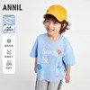 男童圆领SORONA短袖针织衫夏季新款安奈儿童装EB521189 商品缩略图0