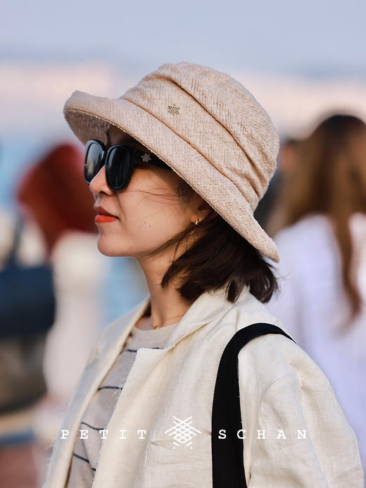 PETIT SCHAN小闪 CLO#756 moonsong 月光曲 纯亚麻毛边散口设计休闲西装外套 商品图3