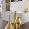 英国Tom Dixon Beat黄铜水滴造型花器大型花瓶手工桌面摆件 商品缩略图1