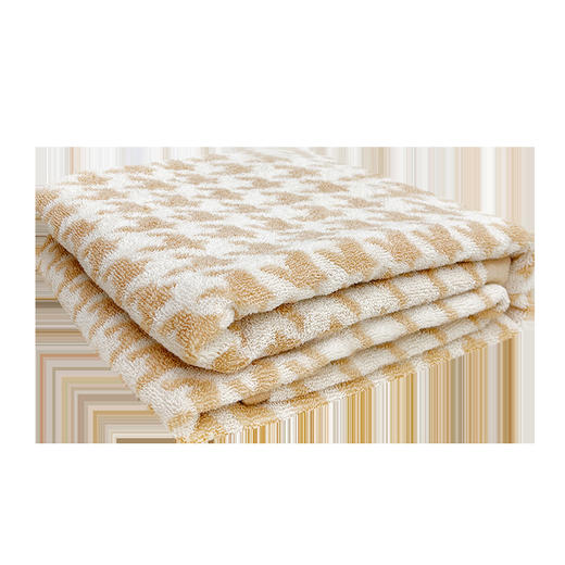 丁摩 彩棉提花浴巾7A抗菌全棉500克织提花柔软吸水加厚高克重沙滩巾5ZF-3105 商品图5