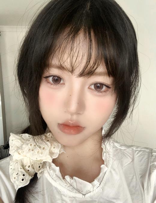 Ginomii半年抛 桃气鬼 粉棕/亚裔梦露 亚麻棕 14.2mm 含硅水凝胶 商品图2