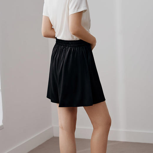 重磅桑蚕丝可外穿女遮胯显瘦廓形裙裤家居睡裤家居服金三塔  YSFFA902 商品图3