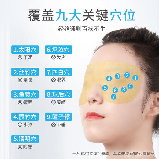 【金币兑换】华视穴位眼贴缓解眼涩酸痛红肿眼部疲劳视物模糊官方正品旗舰店 商品图1