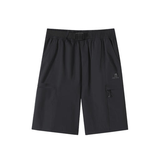 骆驼运动梭织短裤2025春夏休闲五分裤冰感防晒速干透气户外工装裤 C14BA66020 商品图3