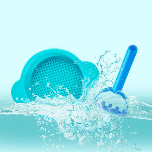 Hape(德国)儿童沙滩玩具加大加厚玩沙戏水玩雪9件套送收纳袋E8404 商品图6