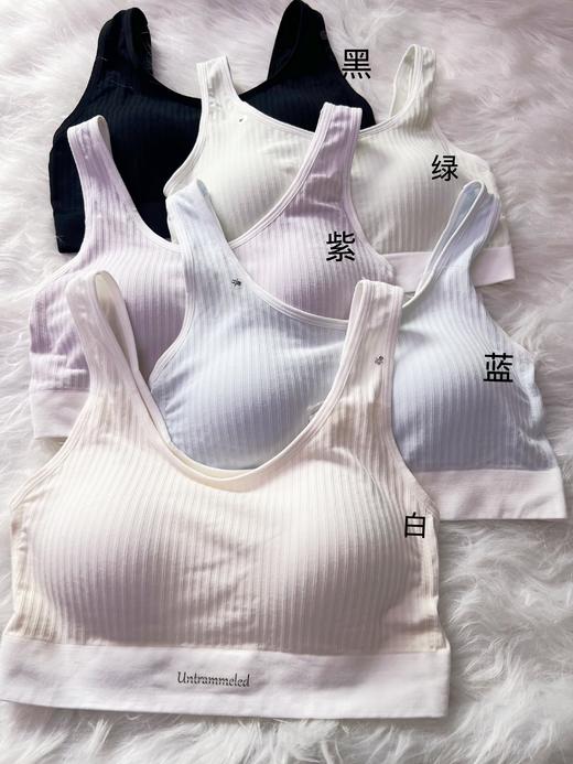 迪兰多莫代尔背心款少女一体杯文胸舒适透气15165056 商品图2