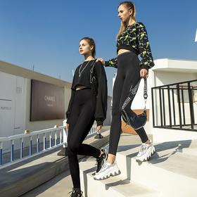 法国利蜂/LOUIS ROYER 零束缚元气裤/打底裤/瑜伽裤 清爽透气 零束缚