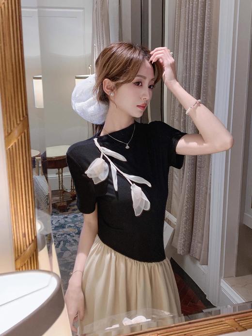 张心子【挚爱郁金香】春夏设计感弹力拼接连衣裙 U2503008 商品图9