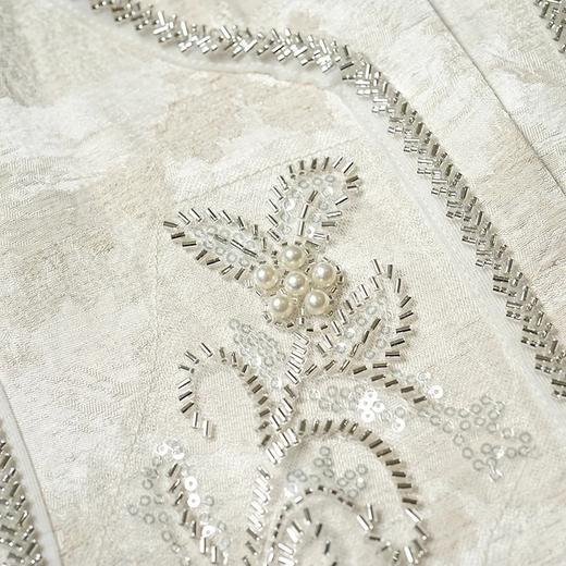 N°28 2025春季新款女款新中式休闲时尚短款外套轻奢国风复古马夹895131B109 商品图5