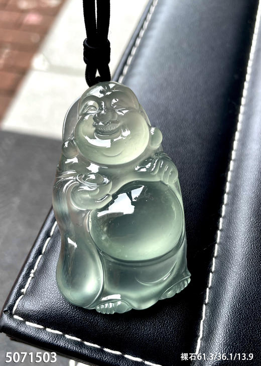 玻璃种布袋佛挂坠【5071503】具体价格微信咨询 商品图0