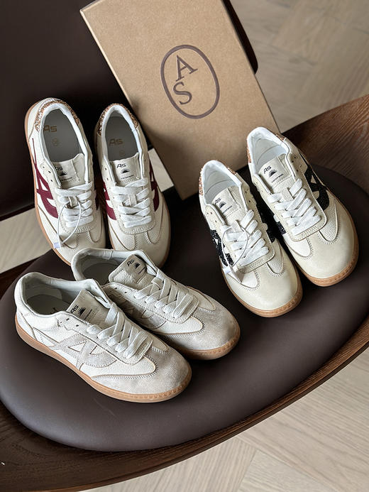 现货 THS-限时 AS家 女士 经典德训鞋运动鞋 头层牛皮鞋 3色 BZ1234 商品图6