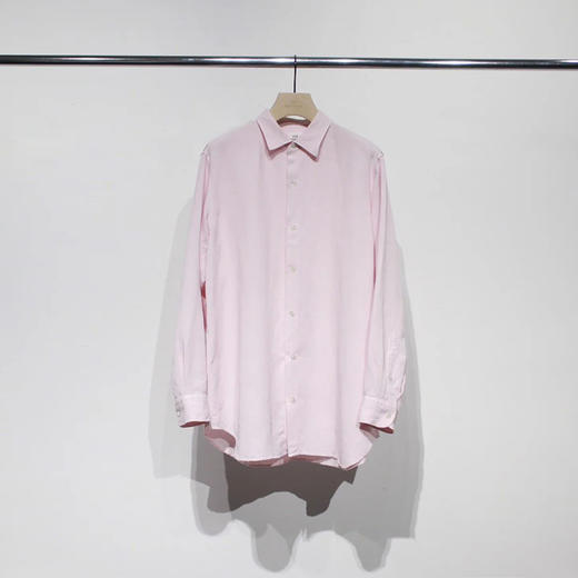 SOE Rayon Paper Shirts 和纸人造丝混纺宽松廓形长袖衬衫 商品图0