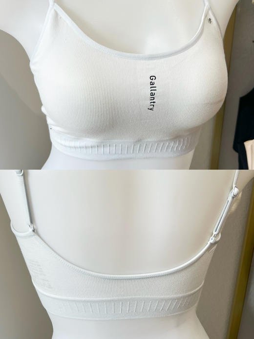 迪兰多吊带美背透气舒适自带胸垫一体杯少女文胸15165055 商品图8