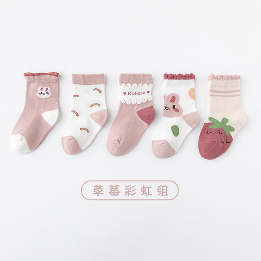 【A类宝宝中筒袜】春秋冬新款儿童袜子精梳棉宝宝袜子四季款男女童中筒袜子。ry 商品图4