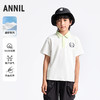 男童翻领短袖针织衫夏季新款安奈儿童装EB521204 商品缩略图0