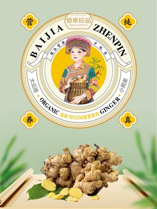 云南文山有机带泥鲜姜 500g/盒云南有机鲜小黄姜一件 包邮 商品图5