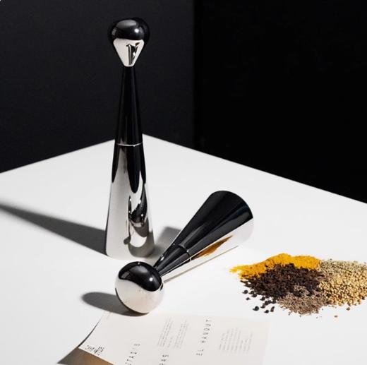 TomDixon不锈钢香料手持研磨器家用小型手动磨粉机轻奢便携式MILL 商品图1