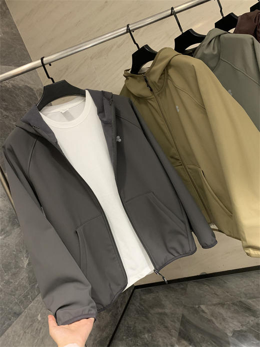 岛国单！2025新款春秋抓绒保暖防水防风抗撕裂连帽夹克外套男款！ 商品图7