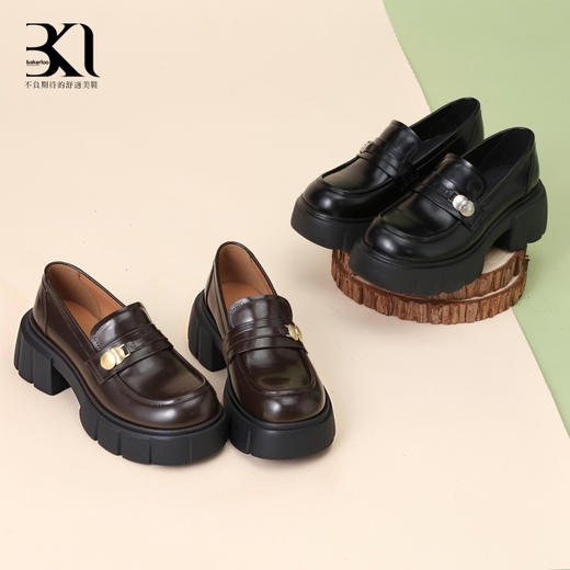 BAKERLOO钱币厚底乐福厚底单鞋YQ138 商品图6