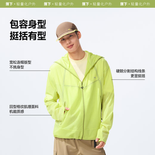 【25年新品】蕉下男士轻薄冲锋防晒衣（宽松款）WR937 商品图4