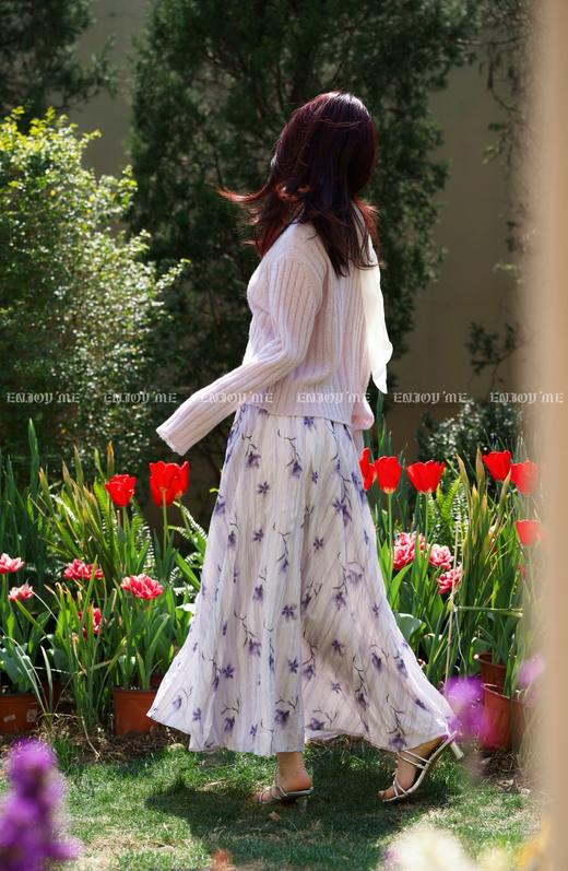 【门店同款】ENJOY春季绮梦繁花褶皱碎花半裙 161911251 商品图2