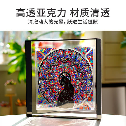 TOi图益-异拼乐系列-亚克力教堂猫摆台 商品图2