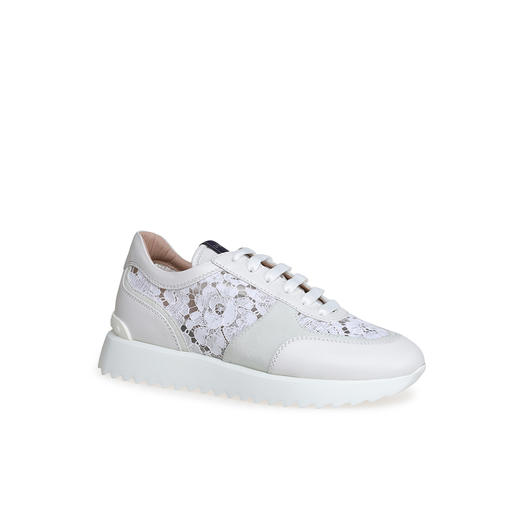 豪麟名鞋Le Silla 女鞋时尚休闲鞋织物6907白色 商品图0