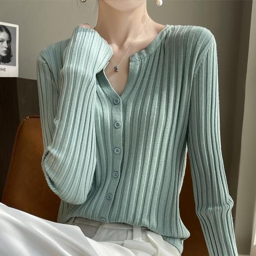 【刚需款】坑条针织开衫 商品图1