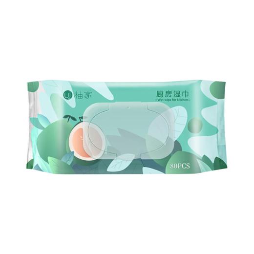 【分仓直发包邮】柚家130233厨房湿巾80抽*3包 商品图0