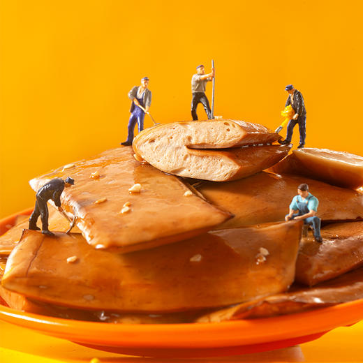 张飞传人手磨豆干（五香味）148g 商品图3