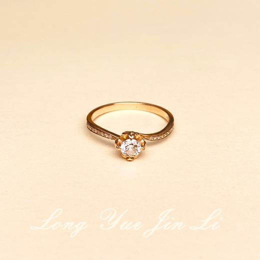 18K钻石戒指;13#;1.89克 商品图0