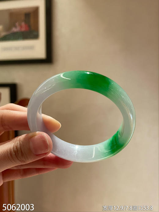 飘翠手镯【5062003】圈口53.8~具体价格微信咨询 商品图0