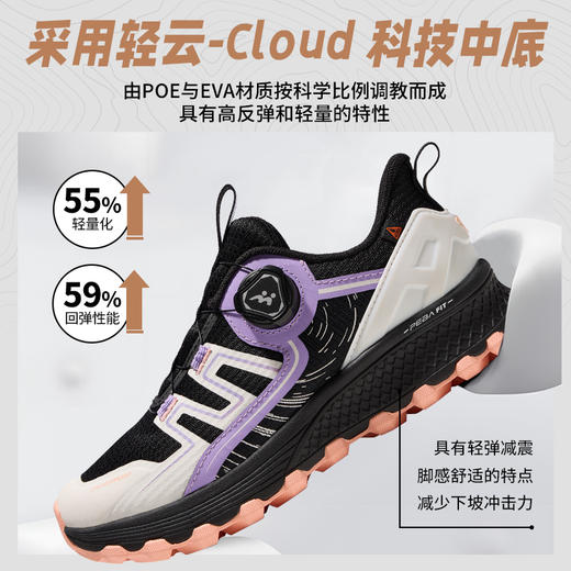 户外特工×摩斯迪儿 联名款青少年越野跑鞋星道 Outdoor7001 商品图4