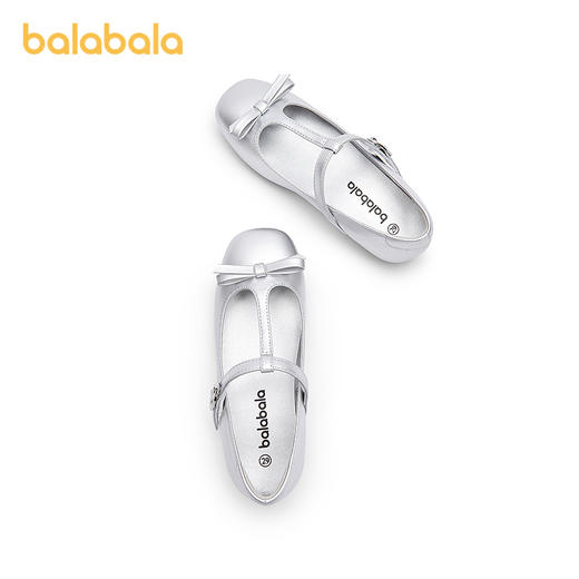 巴拉巴拉童鞋儿童公主鞋女童凉鞋2025夏季新款法式小皮鞋玛丽珍鞋 商品图4