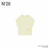 N°28 ‘卢浮宫’2025春季新款休闲百搭纯色短袖女士气质短款T恤895131T308 商品缩略图2
