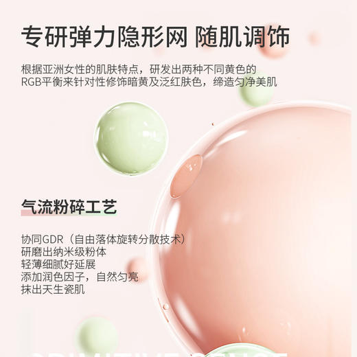 【智能调色！滤镜美颜般隔离乳】水光素颜霜妆前隔离乳35g 遮瑕修容粉底液分肌调色敏感肌隔离乳，无需层层涂抹，轻妆出门。ry 商品图3