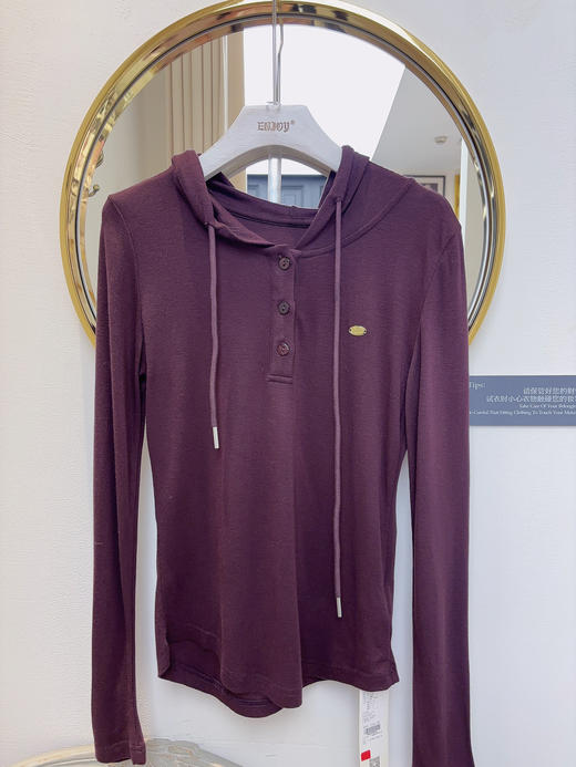 【门店同款】ENJOY秋季美式复古帽衫 159209236 商品图0