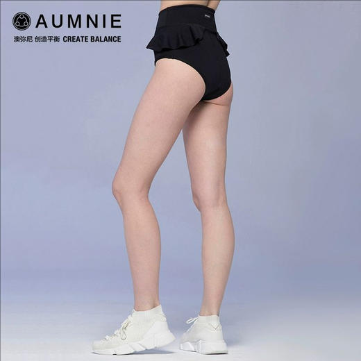 AUMNIE澳弥尼百合短裤女士高腰运动紧身短裤瑜伽健身夏 商品图2