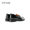迪芙斯2025春季新款轻便通勤皮鞋英伦风轻量百搭乐福鞋DFD1112114 商品缩略图8