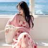 早春独特绝美小个子多巴胺森系粉色针织衫碎花吊带裙套装 商品缩略图3