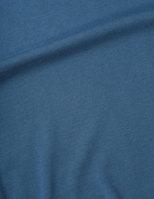 Margaret Howell  海蓝色/白色意大利棉麻翻领针织上衣 商品图6