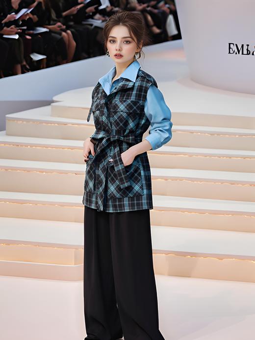 四个大包腰带长马甲 商品图2