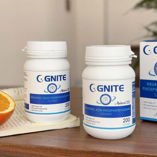 【专属链接】美国进口GNITE神经酸脑力健胶囊 200颗/瓶 商品图4