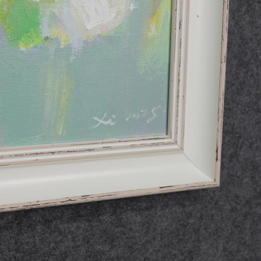 张西《雏菊》油画39CM*29CM 手绘油画布雅致小品【YH0051】 商品图8