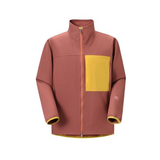 2025春秋季户外轻便情侣长袖中间层外套/男女时尚方格立领撞色上衣！ 商品图7