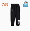 安踏儿童男大童针织运动长裤2025夏季新款透气舒适中大童潮流裤子352528701 商品缩略图0