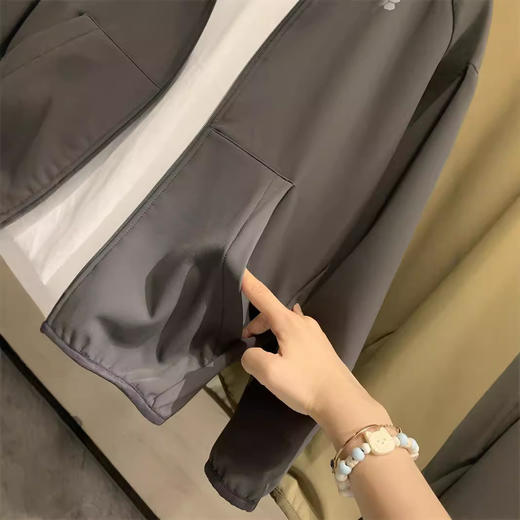 岛国单！2025新款春秋抓绒保暖防水防风抗撕裂连帽夹克外套男款！ 商品图3